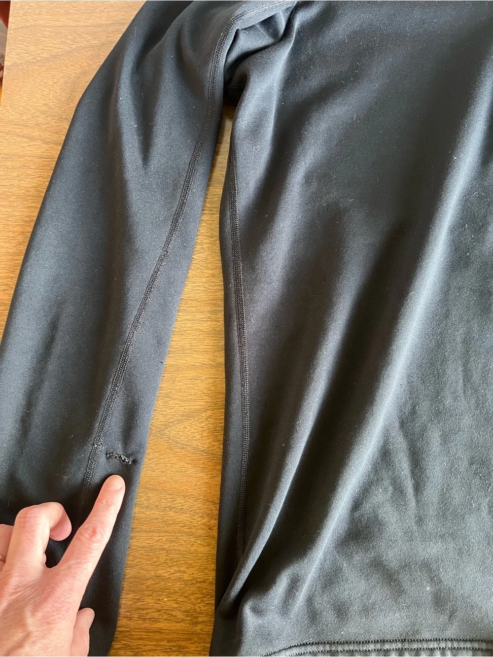 VTG Patagonia R1 Polartec Power Dry Black Quarter Zip Fleece Pullover Men L READ
